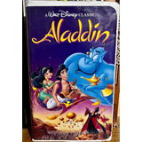 Película Vhs Aladdin En Inglés Walt Disney Original Vintage