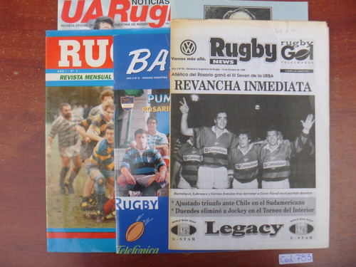 Lote De Revistas De Rugby 