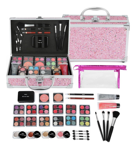 Funda De Maquillaje Todo En Uno Con Set De Maquillaje Pro Te