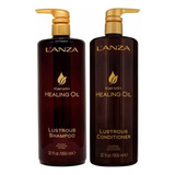 Kit Lanza Keratin Healing Oil Sham1 Litro E Cond 1 Litro