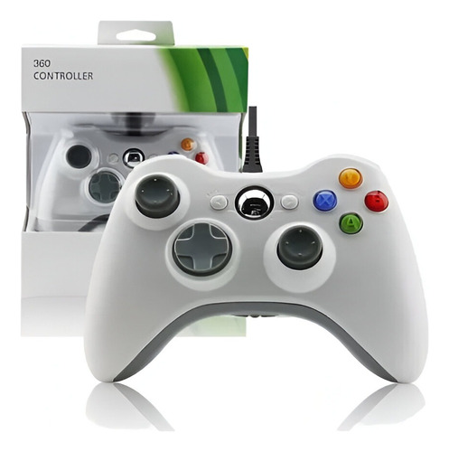 Joystick Generico Blanco Compatible Con Xbox Xbox 360