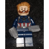 Lego Avengers Capitán América Con Barba Infinity War Labati 