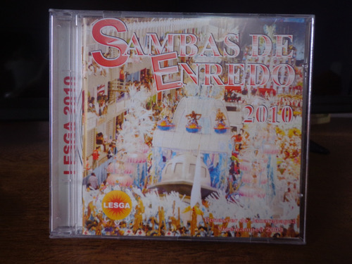 Cd Sambas De Enredo 2010 Rj Grupo Acesso Lesga Impecável