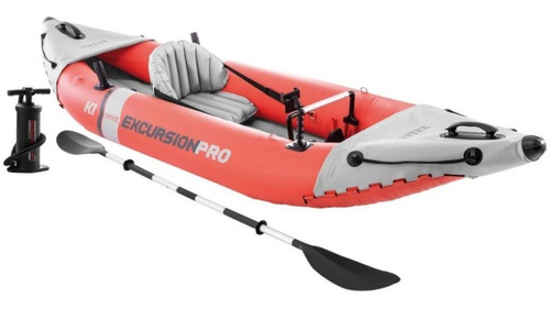 Kayak Inflable Intex Excusion Pro Simple 1 Persona 305x91x46