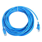 Cabo De Rede 10 Metros Lan Internet Crimpado Rj45 Cat5e Azul