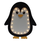 Lámpara Infantil Led/ Lámpara Pinguino/ Velador