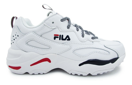 Tenis Fila Ray Tracer 5rm00735-125 Wht/fnvy/fred Dama
