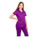 Pijama Quirurgica Antifluidos Mujer Violeta