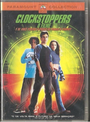 Dvd Clockstoppers - O Filme (vs. De Volta Para Futurol) Novo