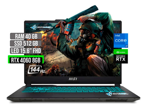 Msi Cyborg Intel Core I7 12650h Ssd 512gb Ram 40gb Rtx 4060