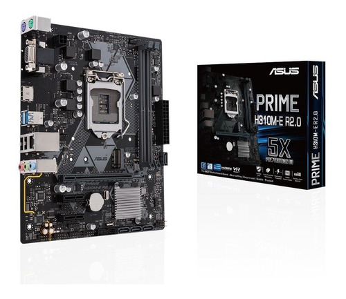 Placa Madre Asus Intel  Lga1151 H310 Para 8va 9na Generación