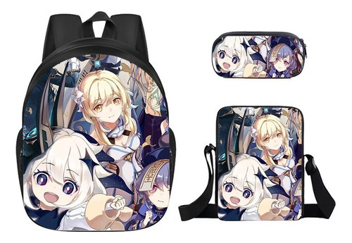 Mochila Genshin Impact, Bolsas Escolares Da Moda, Bolsas De