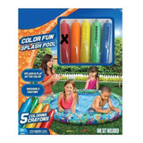 Alberca Inflable Banzai Color Fun Crayones Lavables Piscina