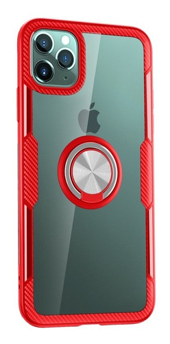 Funda Para iPhone Case Ring + Cristal Templado