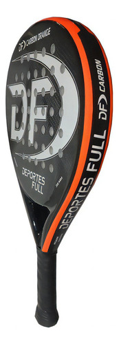 Paleta De Padel Modelo Df Orange + Carbono + !!! Color Naranja/negro