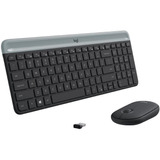 Kit Teclado Mouse Logitech Wireless Mk470 Slim Ultrafino 