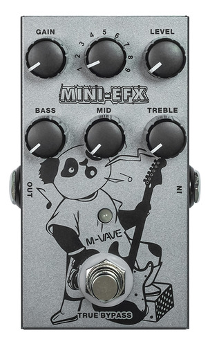 Distorsión De Sobremarcha Del Pedal Multiefectos M-vave Mini