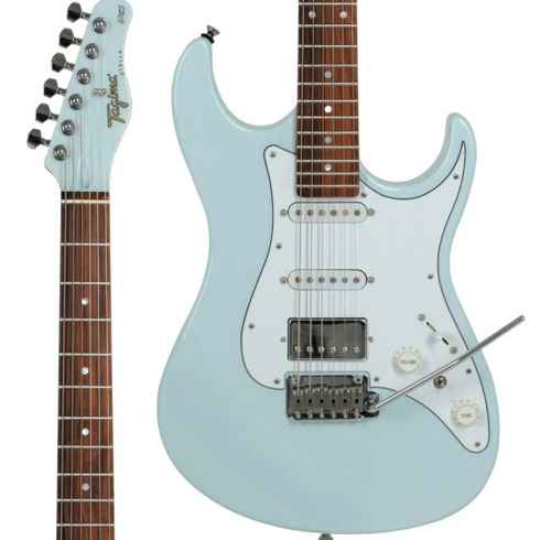 Guitarra Tagima Stella Sonic Blue Escala Escura