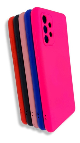 Funda De Silicona Con Felpa Semirrígida Para Samsung A72