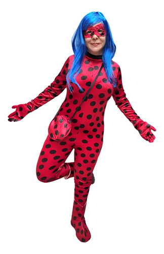 Disfraz Lady Bug Catarina Súper Heroína Para Adulto | Envío gratis