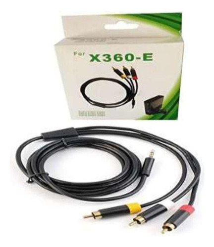 Cabo Av Audio Video Para Xbox 360 Super Slim Alta Resolução