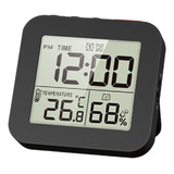 Reloj De Baño Digital Temporizador De Ducha Con Negro .