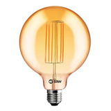 Lámpara Led 8w Vintage G125 E27 Súper Cálida 2700k - Baw Color De La Luz Blanco Cálido