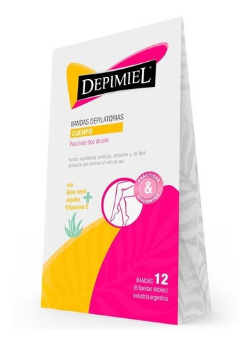 Depimiel Bandas Depilatorias Corporal X 12 Unidades