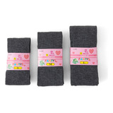 Pack 3 Panty Gris Niña/niño Ballerinas Escolar Stretch Bambú