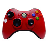 Controle Xbox 360 Vermelho Sem Tampa Original Usado Cod Fj