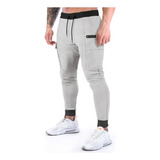 Pants Deportivo Casual Correr Jogger Con Trabajo Bolsillos