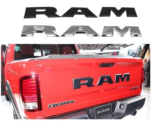 Letras Para Porton Trasero Dodge Ram 1500 5.7 Hemi  Foto 3