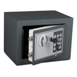 Caja Fuerte De Seguridad Digital Con Alarma Y Bloqueo Color Negro