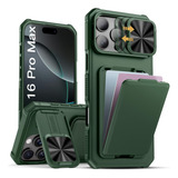 Capa De Telefone Slotscase Para iPhone 16 Pro Max Com Suport