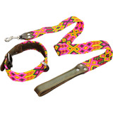 1 Pieza Collar Y Correa Para Perro Grande 50cm Color Cualquier Color