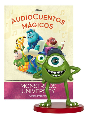 Monsters University: Monsters University, De Disney. Serie Audiocuentos Mágicos, Vol. 1. Editorial Planeta Deagostini, Tapa Dura, Edición 52 En Español, 2023