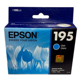 Cartucho Tinta Epson T195 Cian 195 T195220 C13t19522a Origin