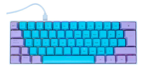 Teclado Mecánico Blue Iluminación Ocelot Gaming 60-oc Rgb