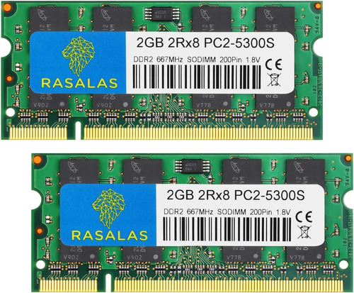 Rasalas Pcgb Kit (4x2gb) Ddr2 667mhz Dimm Ddr2-667 Udimm 2gb