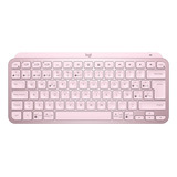 Logitech Mx Keys Mini, Teclado Avanzado Recargable, Rosado