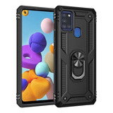 Funda Reforzada Anillo Compatible Con Samsung A21s