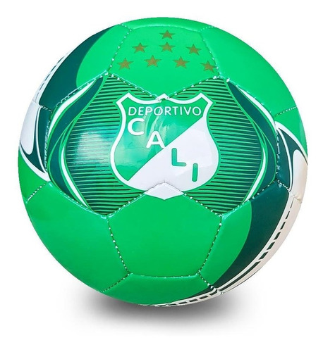 Balon Futbol Golty Coleccion Hincha Club Deportivo Cali No 1 Color Verde