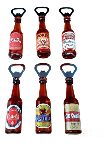 Destapador Botella Cerveza Con Iman Bar Decorativo Bebidas