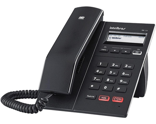 Telefone Ip Voip Sip Tip 125i Poe Intelbras