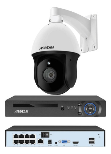 Câmera Compatible/hikvision 4k Speed Dome 30xzoom +nvr 1tera
