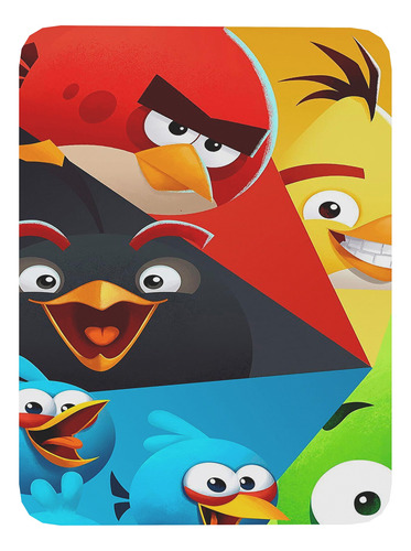 Mouse Pad Angry Birds Gamer Videojuegos  17cm X 21cm D11