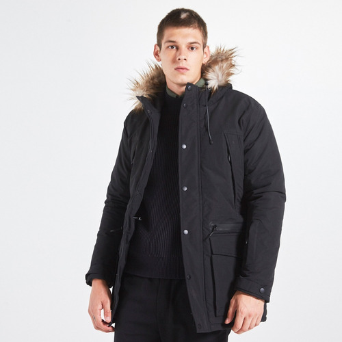 Campera Hombre Parka Gabardina Piel Snowmass Parka Supply