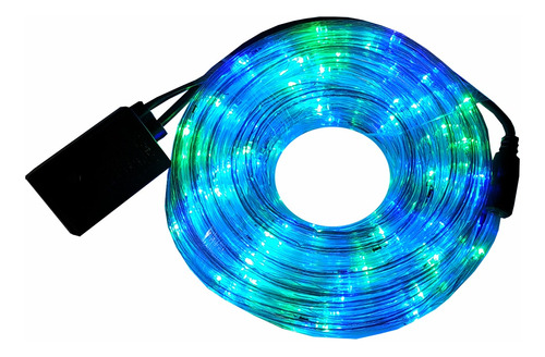 Manguera Led Navideña Verde Azul 10m Para Exterior Mare10