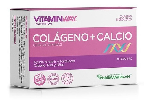 Colageno Calcio Y Vitaminas Vitamin Way X30 Cap