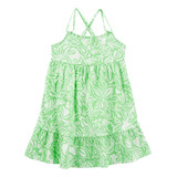 Vestido De Gasa Floral De Niña 2q982610 | Carters ®